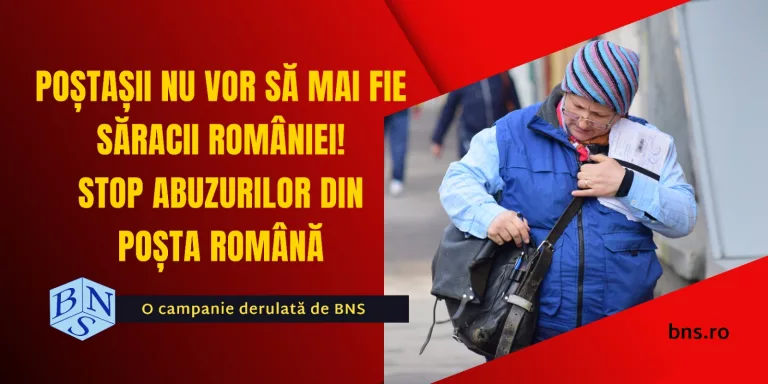 Grevă de avertisment în Poșta Română. ,,Poștașii nu vor să mai fie săracii României”