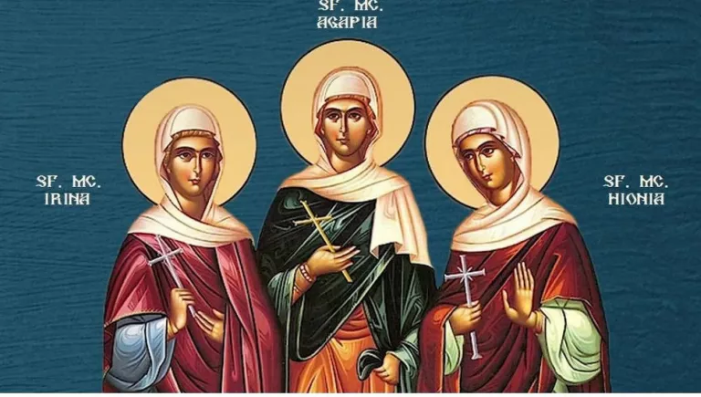 Sfintele Mucenițe Agapi, Hionia şi Irina