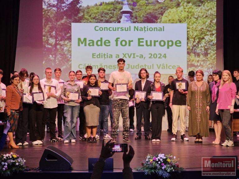 Elevii botoșăneni și-au arătat talentul la Concursul „Made for Europe” 2024