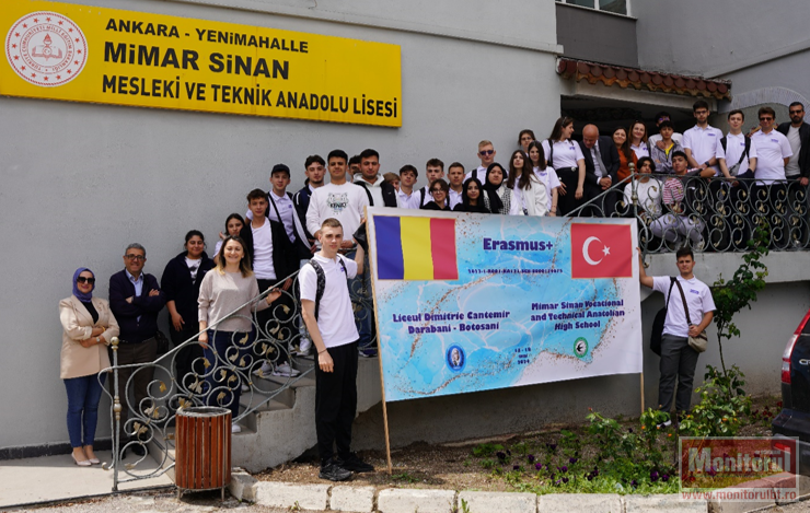 Practici educaționale turcești descoperite de un grup de elevi din Darabani