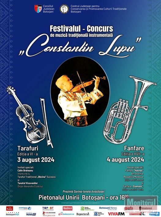 Festivalul „Constantin Lupu”, două zile de spectacol muzical tradițional la Botoșani