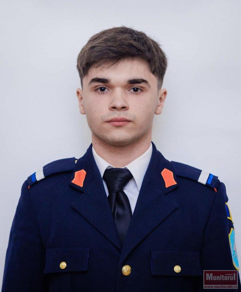Dărăbăneanul Alexandru-Gabriel Crețu, în vârful clasamentului la Academia Forțelor Terestre