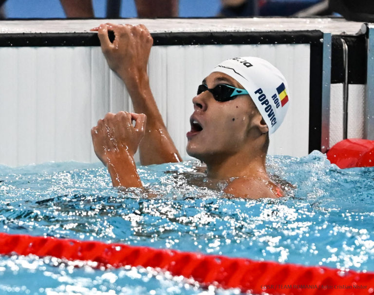 Aur pentru România la JO 2024. David Popovici a obţinut o victorie spectaculoasă la 200 metri liber (VIDEO)