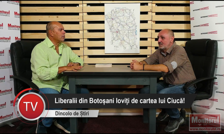 PODCAST MONITORUL – Liberalii din Botoşani, loviţi de cartea lui Ciucă