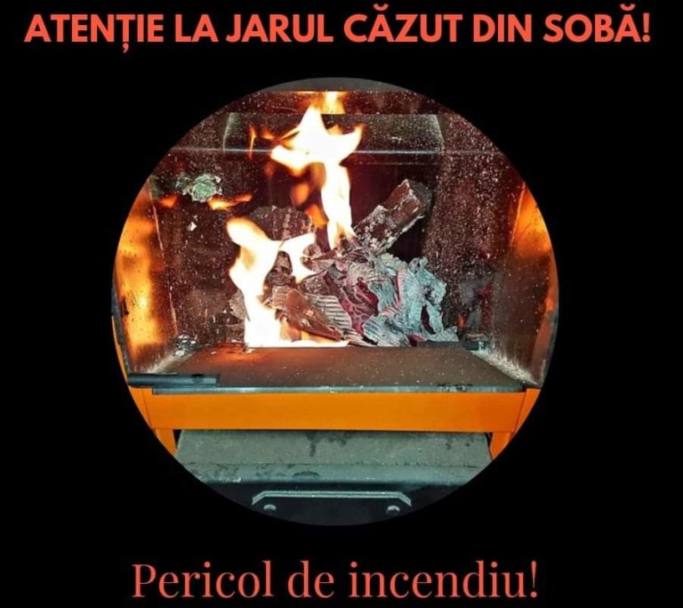 Tragedii provocate de jarul căzut din sobă 