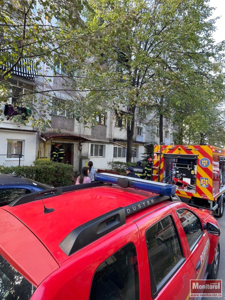 Incendiu la un bloc din municipiu. 17 persoane au fost evacuate