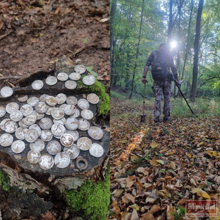 Tezaur antic descoperit într-o pădure din Botoșani (video)