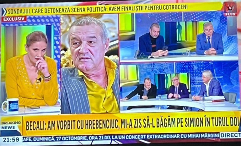 Planul secret dintre Hrebenciuc și Becali. „Haide să-l băgăm pe Simion în turul 2!”