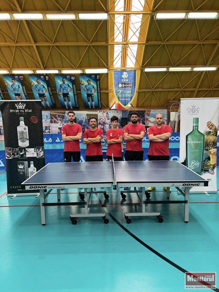 Clasare pe podium pentru CS Ardex Botoșani în turul Diviziei Naționale A la tenis de masă