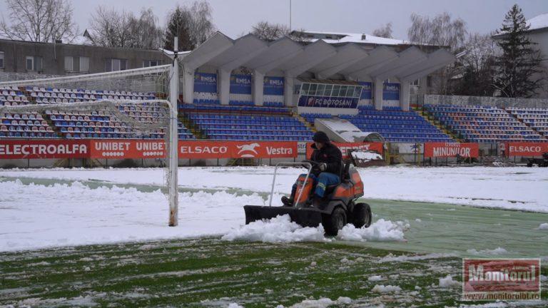 Eforturi uriașe pentru ca „Municipalul” să se prezinte în cele mai bune condiții la FC Botoșani – FCSB (VIDEO)