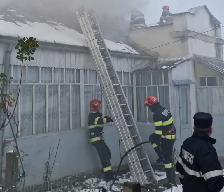 Incendiu devastator! Două femei au rămas fără locuințe