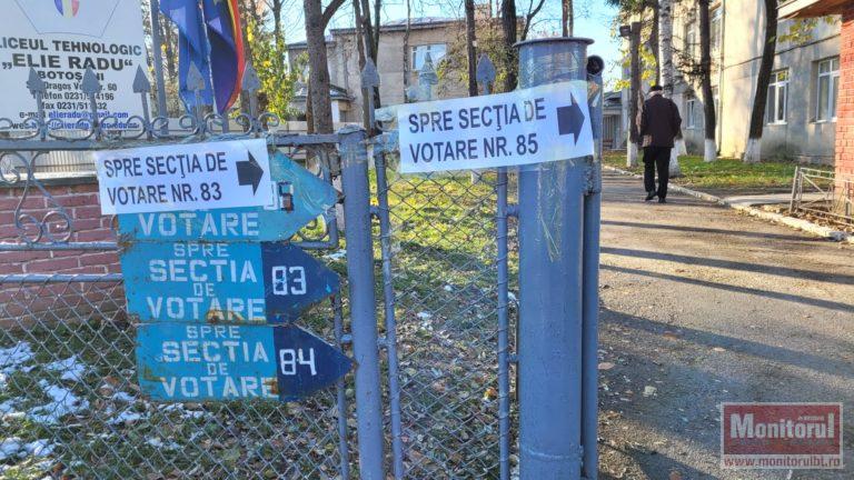 Prezența la vot la ora 12. Câți botoșăneni au votat