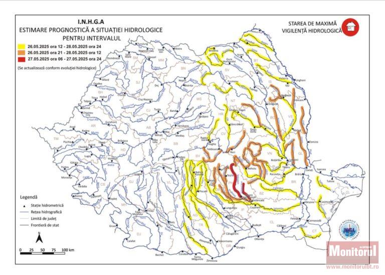 Risc de inundații după ploile abundente. Sfaturi de la pompieri