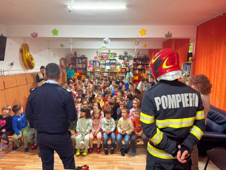 Siguranța copiilor, la Grădinița nr. 14. Lecții despre prevenirea accidentelor
