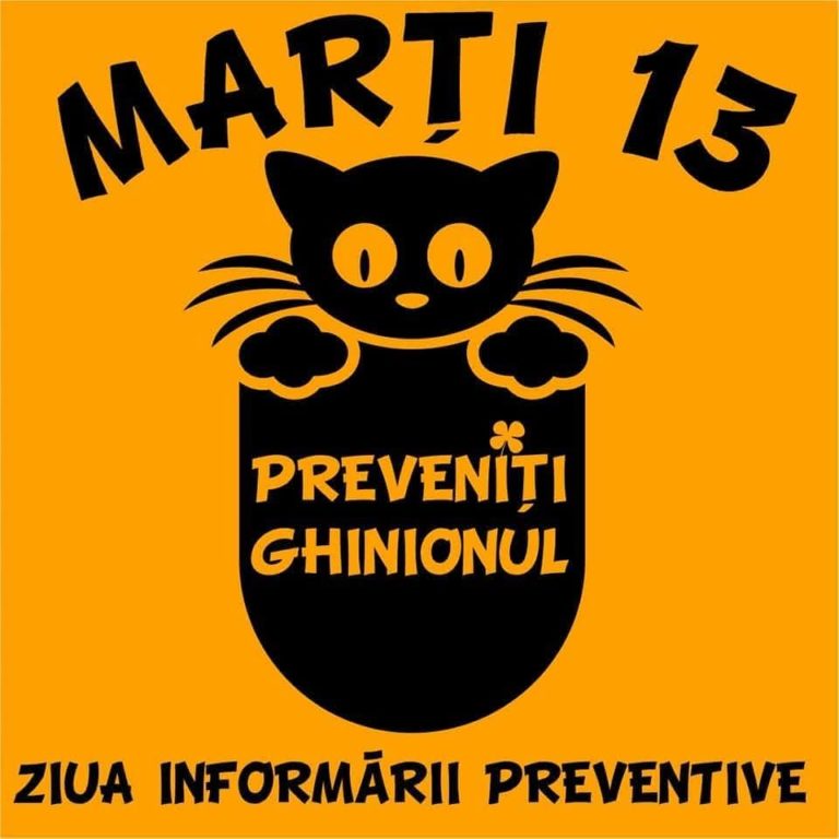 Marți, 13. Zi cu „ghinion” sau ziua în care te informezi ca să fii în siguranță