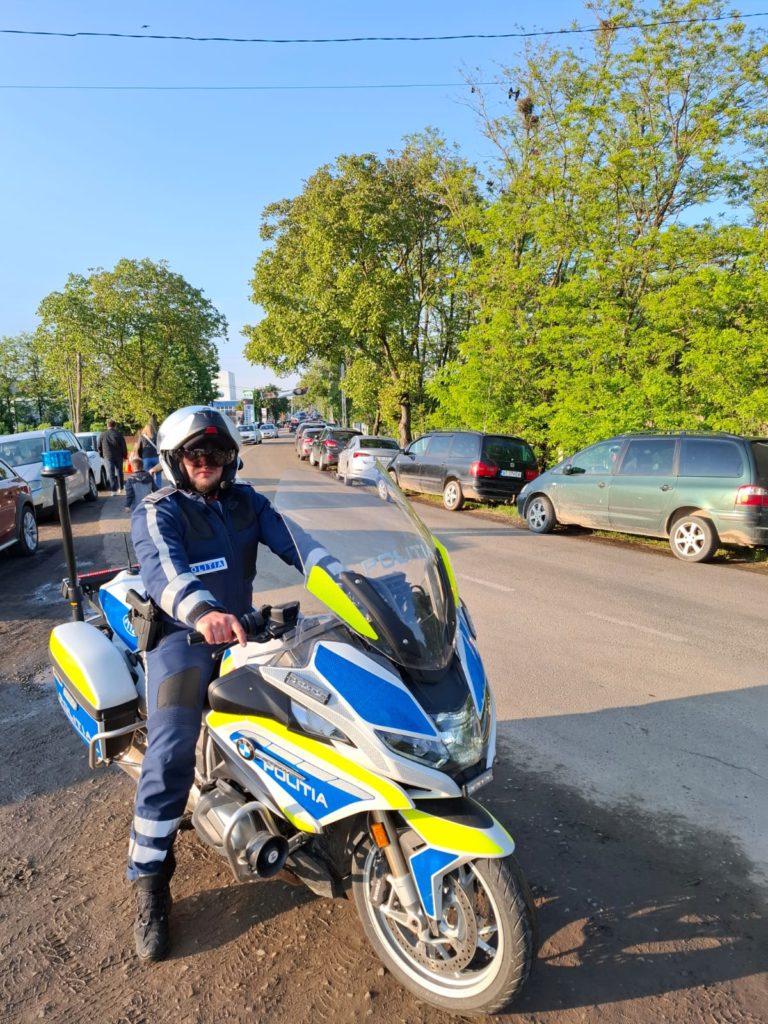 Festival cu trafic supravegheat la Roma. Polițiștii rutieri, la datorie