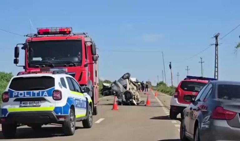 Imagini de la accidentul de la Flămânzi