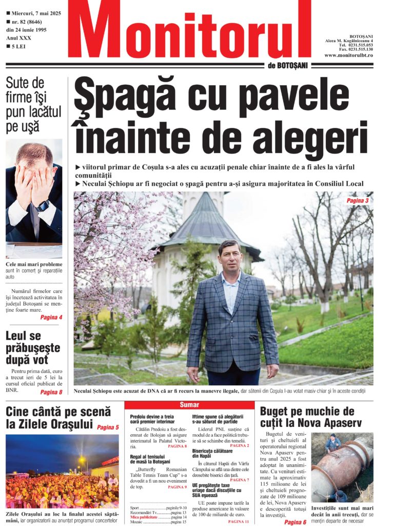 Miercuri, 7 mai 2025