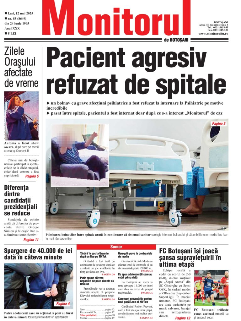 Luni, 12 mai 2025
