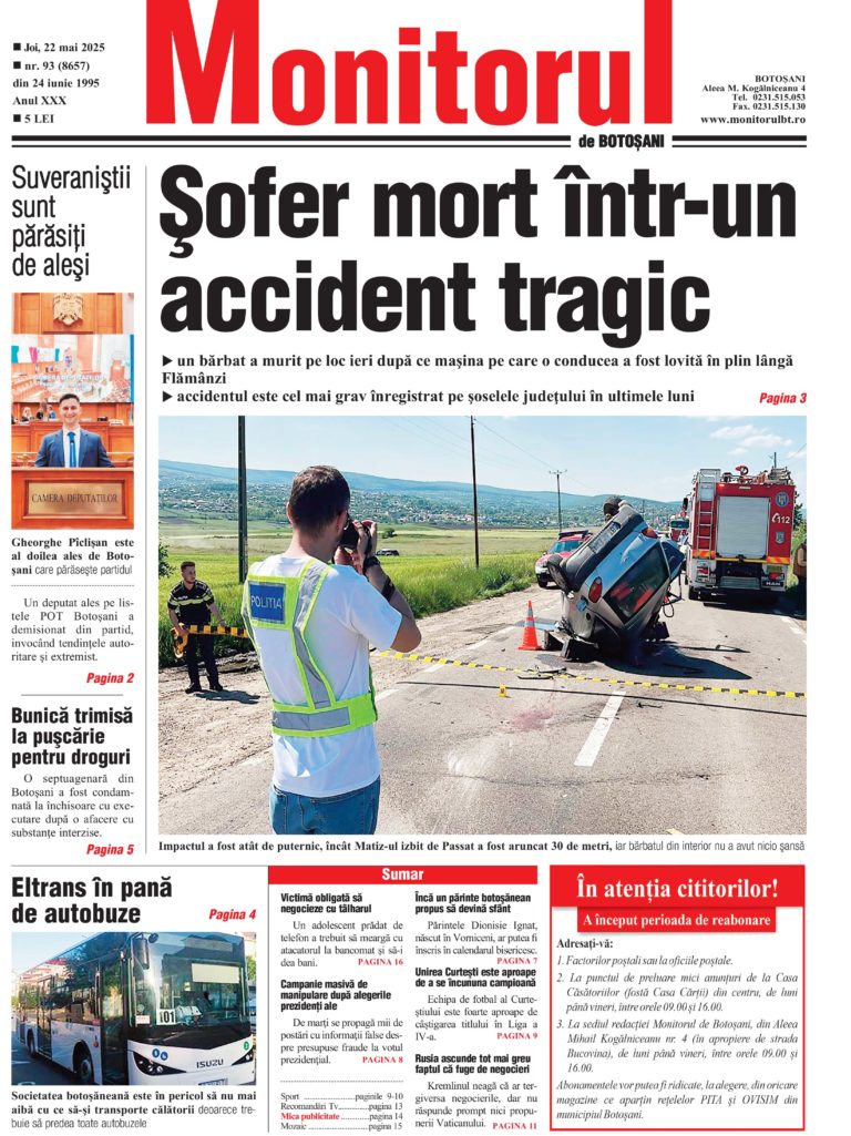Joi, 22 mai 2025