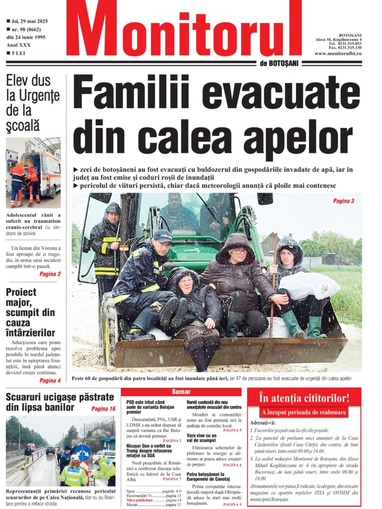 Joi, 29 mai 2025
