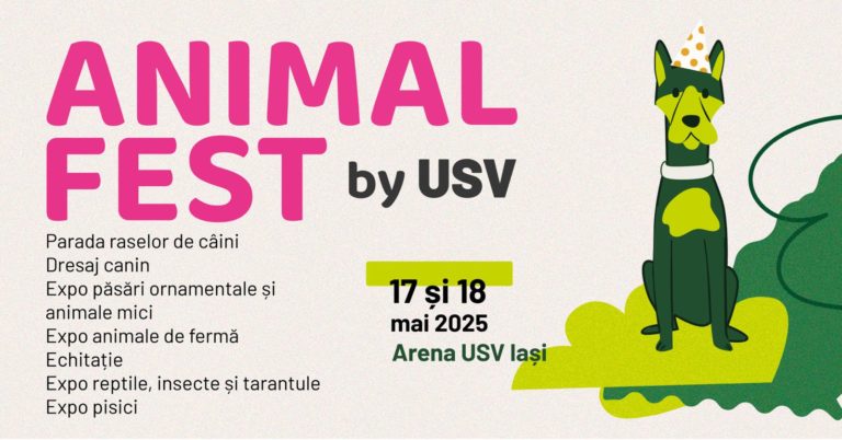 USV Iași organizează a cincea ediție a ANIMAL FEST
