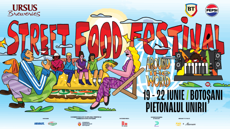 Street FOOD Festival revine la Botoșani! Om la lună, Robin and the Backstabbers, The Mono Jacks și multe alte concerte live!