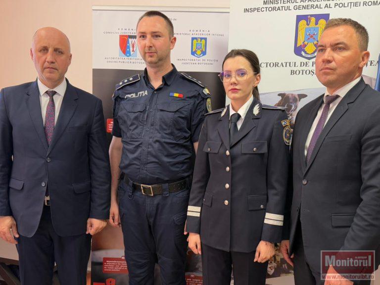 Schimbare la vârf în Poliția Botoșani. Doi tineri ofițeri preiau conducerea unor servicii-cheie