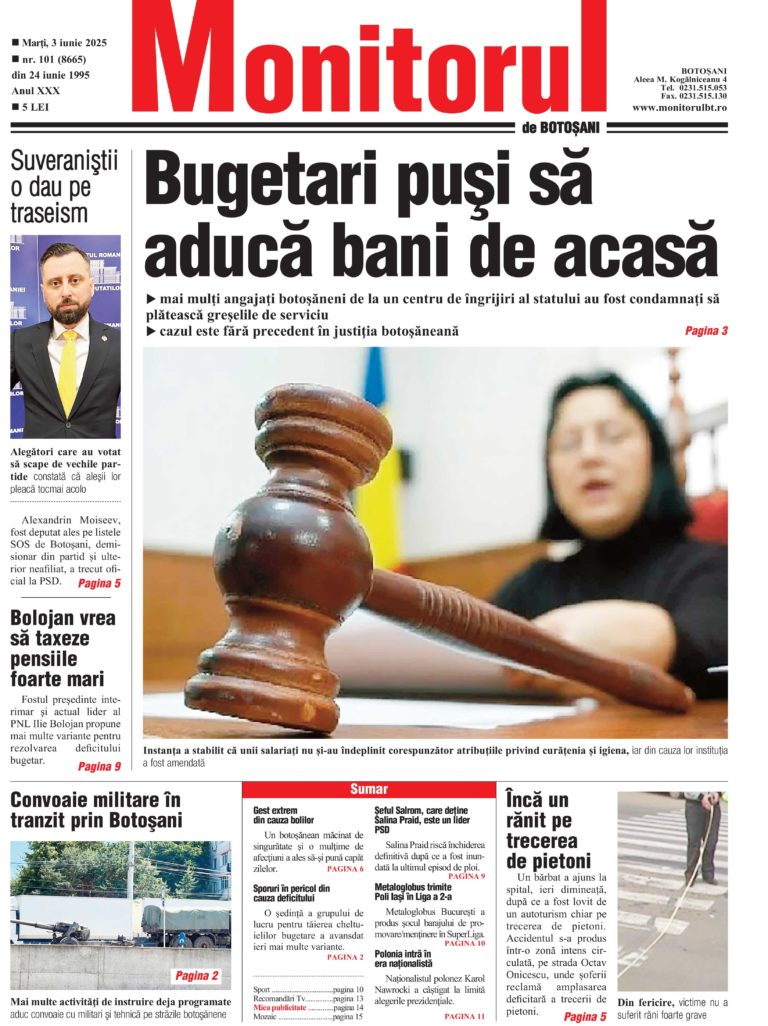 Marţi, 3 iunie 2025