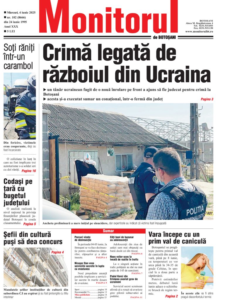 Miercuri, 4 iunie 2025