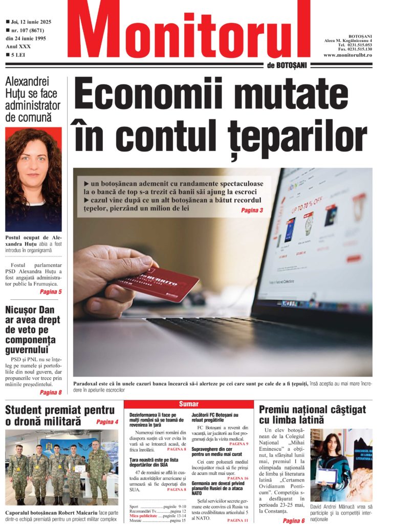 Protejat: Joi, 12 iunie 2025