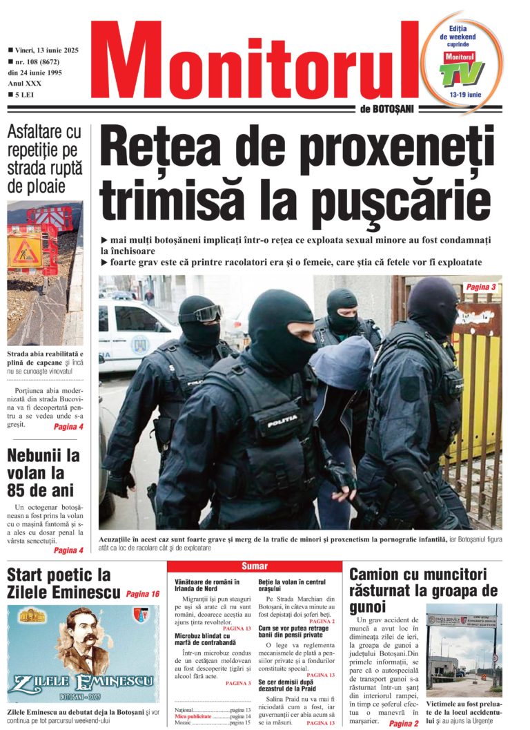 Vineri, 13 iunie 2025