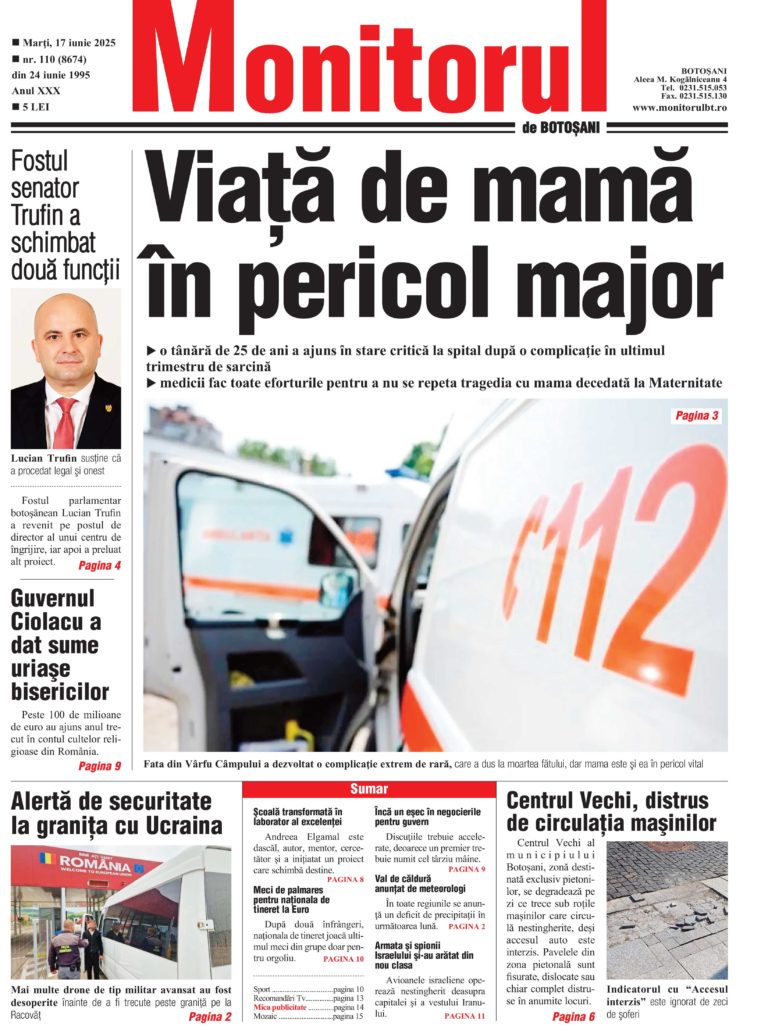 Marţi, 17 iunie 2025