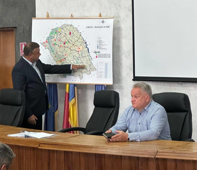 Ședință de urgență! Al treilea focar de rabie confirmat în județ. O vulpe turbată a atacat un câine