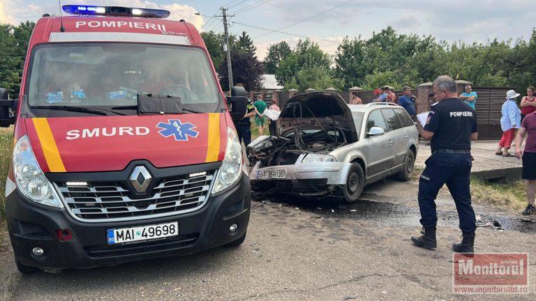 Accident cumplit în judeţ. Două femei şi un copil au ajuns la spital (VIDEO)