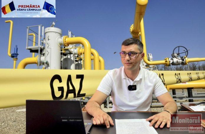 Noul primar de Vârfu Câmpului aduce prima reţea de gaz (VIDEO)