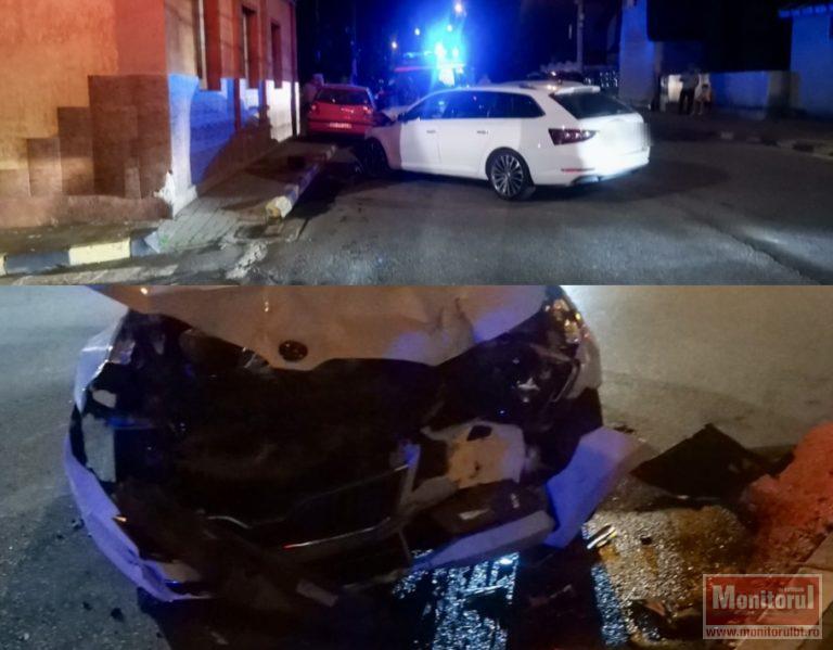 Femei rănite după un accident violent (video)