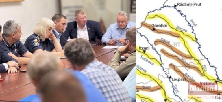 Județul Botoșani, sub trei coduri de vreme severă. Autoritățile, în stare de alertă