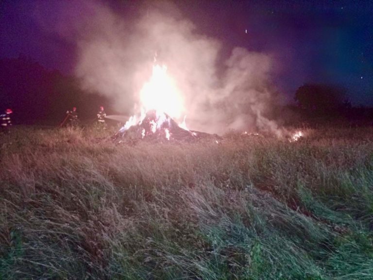 Intervenții rapide ale pompierilor botoșăneni pentru stingerea incendiilor de vegetație