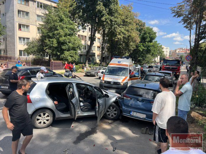 Accident grav în poarta Ambulanței. Poliție, pompieri și ambulanță la fața locului (VIDEO)