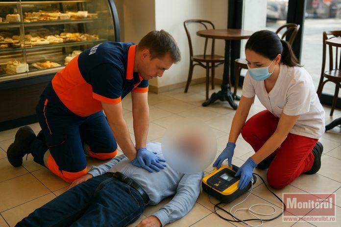 Minune într-o cofetărie din Botoșani. Medicii au învins moartea după o luptă contra-cronometru