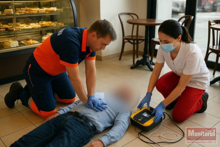 Minune într-o cofetărie din Botoșani. Medicii au învins moartea după o luptă contra-cronometru