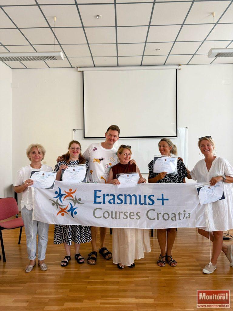 Profesori de la Școala Gimnazială Nr. 11 Botoșani, la curs Erasmus+ în Croația