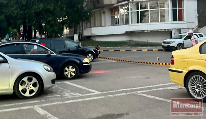 Copil pe trotinetă lăsat în stradă după un accident