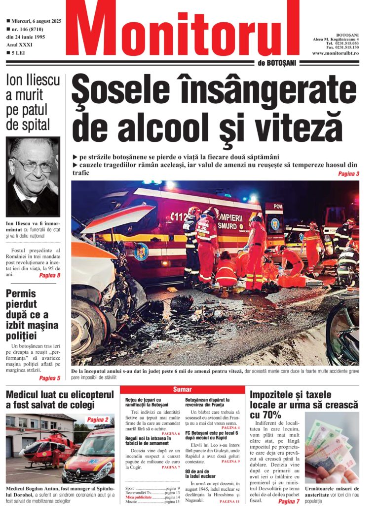 Protejat: Miercuri, 6 august 2025