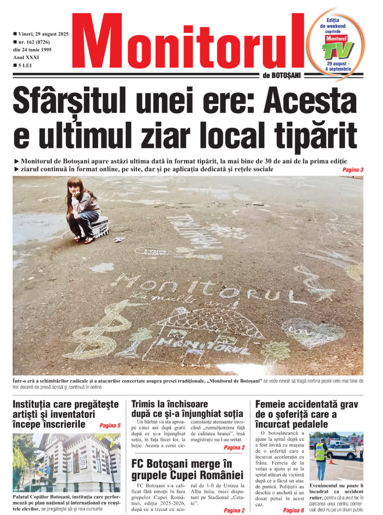 Vineri, 29 august 2025