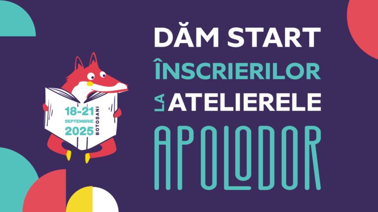 S-a dat startul înscrierilor la Atelierele Festivalului Apolodor. Cum puteţi participa