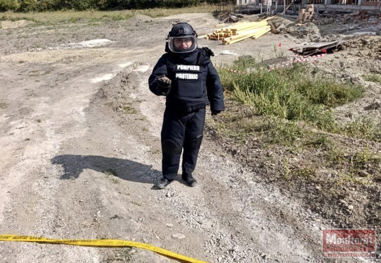 Descoperire explozivă în județ. Pirotehniștii au intervenit imediat