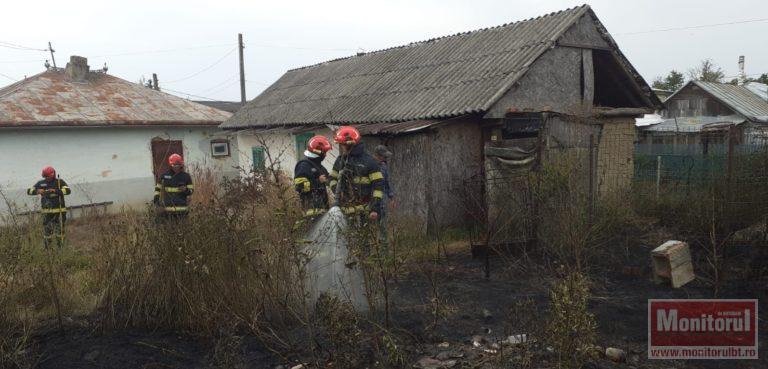 Case salvate din incendii de vegetație în județ