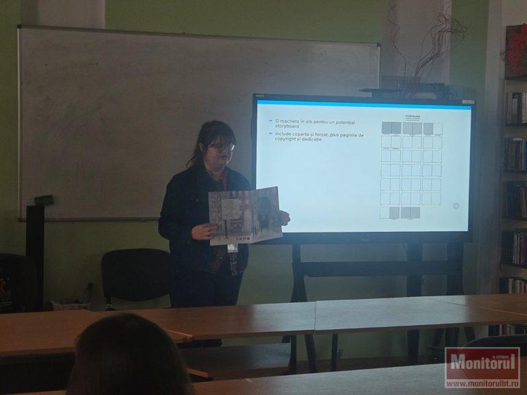 Atelier de ilustrație pentru elevii de la Arte, în cadrul Festivalului Apolodor